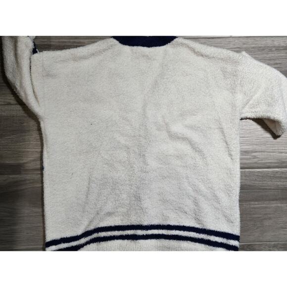 Forever 21 Cream And Blue Cardigan Sweater Women’s Size Medium - Picture 6 of 6